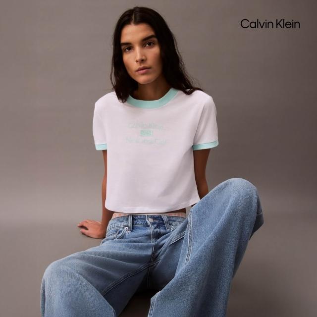 【CALVIN KLEIN】官方旗艦館 夏季男女T恤 修身 寬鬆 標準版型皆有