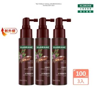 【KLORANE 蔻蘿蘭】官方直營 植萃養髮強韌精華液100ml(升級版)3入組