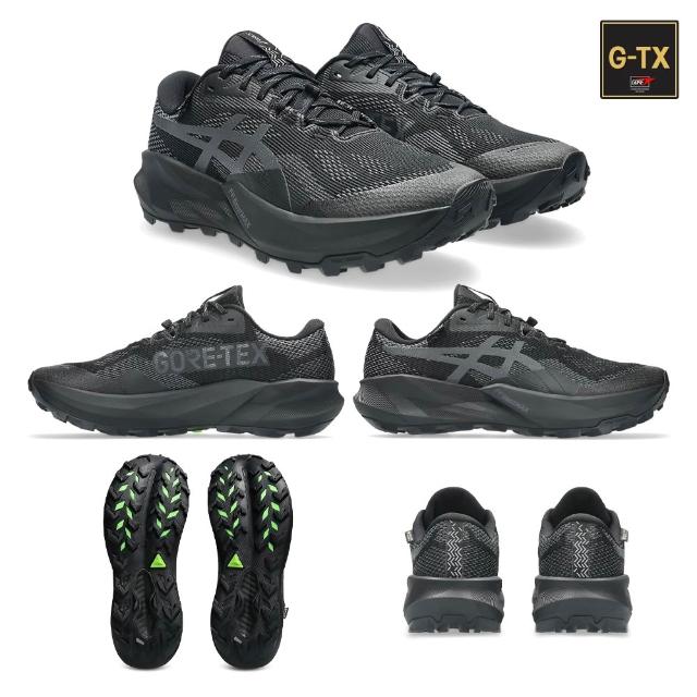 【asics 亞瑟士】慢跑鞋 GEL-TRABUCO 14 GTX 男款 女款 防潑水 緩震 舒適 支撐 戶外 越野 黃金大底