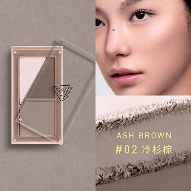 【3CE】疊疊不休磁力腮紅盤/修容盤2入組(立體顏/鼻影/雙色修容/修容餅/腮紅/頰彩)