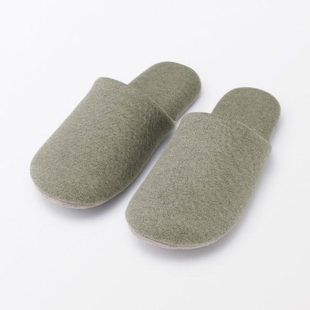 【MUJI 無印良品】柔軟拖鞋(灰色/淺米/綠色)