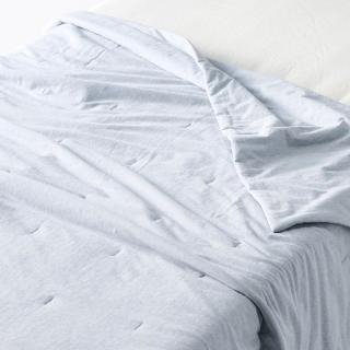 【MUJI 無印良品】涼感薄被/S(灰色/灰直紋/淺藍/象牙白/象牙白直紋)