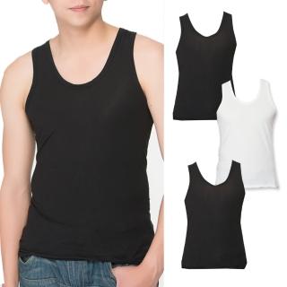 【富立金】3件組-冰礦咖啡涼感輕著男背心M/L/XL(L300 吸濕排汗 涼感透氣 抑菌 消臭)