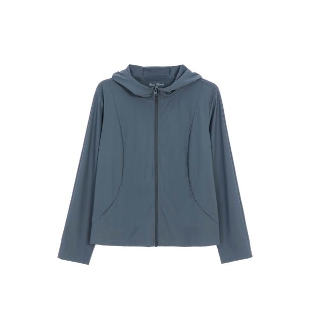 【GIORDANO 佐丹奴】男女裝抗UV防曬涼感輕薄連帽外套 (多色任選)