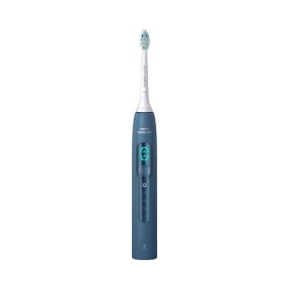 【Philips 飛利浦】momo獨家 HX5682/01 語音導航音波電動牙刷-(暮光藍/官方直營/momo集資)