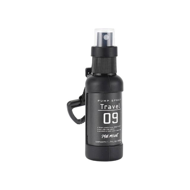 ISE MOUNT 戶外露營噴霧分裝瓶 黑色 50ml 噴霧瓶 分裝噴瓶 旅行分裝 酒精噴瓶 逐露天下