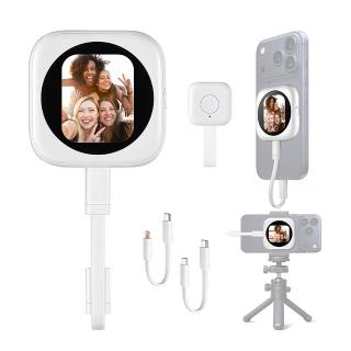 【YOMIX 優迷】MagSafe 磁吸高清同步Mini自拍器 (藍牙遙控/免充電/即拍零延遲/Apple專用/自拍/即插即用)