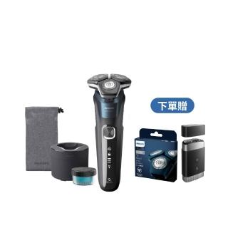 【Philips 飛利浦】S5889/60 SkinIQ 5000系列智能電鬍刀-全能旗艦組(含無線清洗座/官方直營)