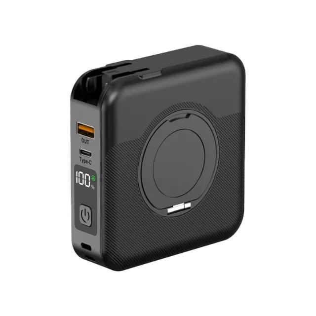 【NISDA】BS-WL720/10000mAh/Type-C/固態多合一行動電源