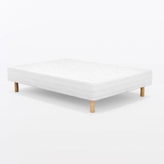 【MUJI 無印良品】附床板床墊/D/床墊套可水洗/組裝式 140×195×25cm (大型家具配送)