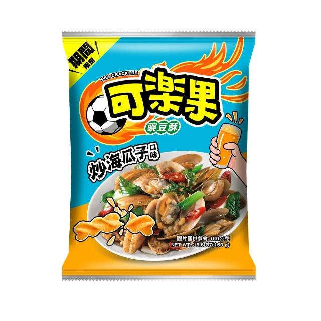 【可樂果】期間限定口味-炒海瓜子/椒鹽炸雞/醬烤牛五花(160gx6包-任選1口味)
