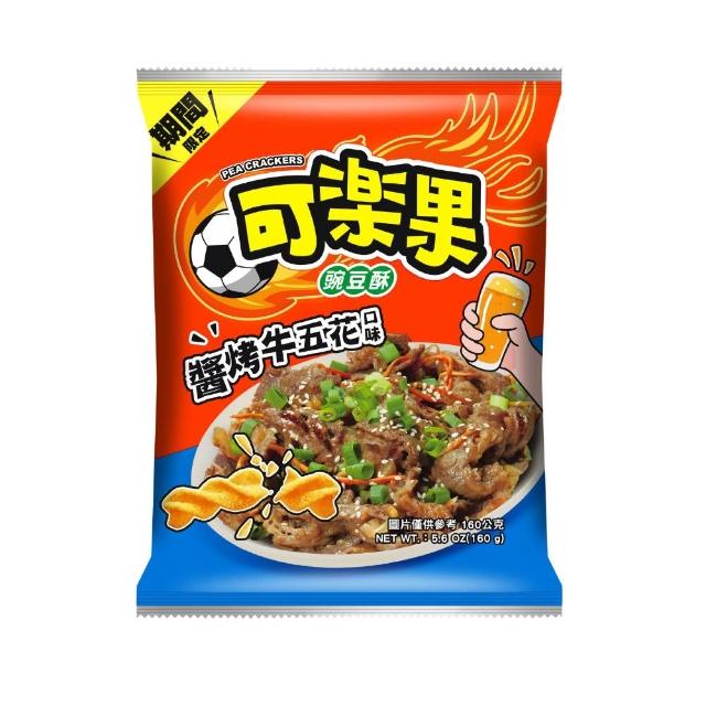 【可樂果】期間限定口味-炒海瓜子/椒鹽炸雞/醬烤牛五花(160gx6包-任選1口味)