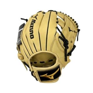 【MIZUNO 美津濃】MVP系列大小顆都適合棒球手套內野十字擋11.5吋米白(313227R)