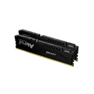 【Kingston 金士頓】FURY Beast DDR5 6000MT/s 32GB(2x16GB)記憶體 黑色(KF560C36BBE2K2-32)