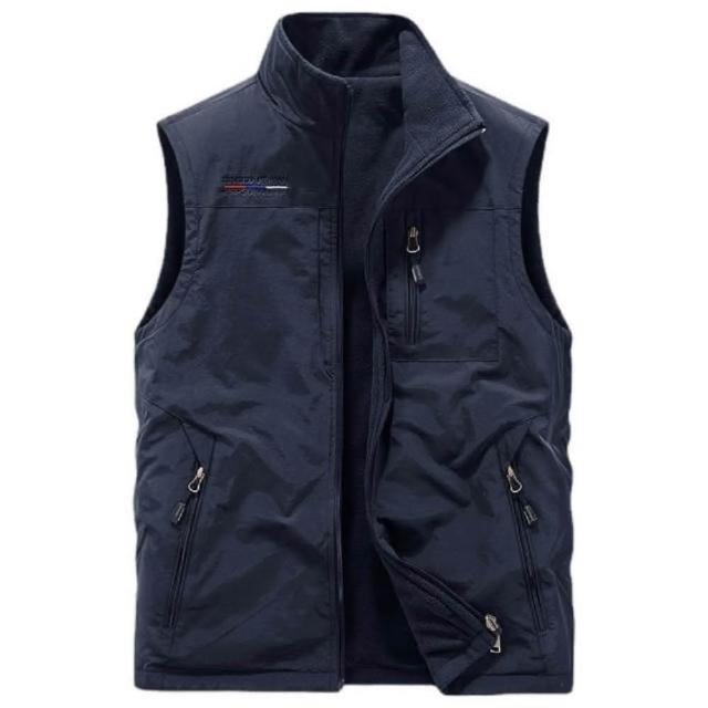 【巴黎精品】現貨限搶 男工裝背心男外套戶外機能釣魚背心(雙面露營戰術登山單車速乾4款a1du14)S