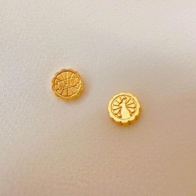 【儒家珠寶】黃金金豆 9999 元寶 貓爪 蘋果 愛心 貓頭 金瓜子 福豆 多款造型 金豆  (1公克)
