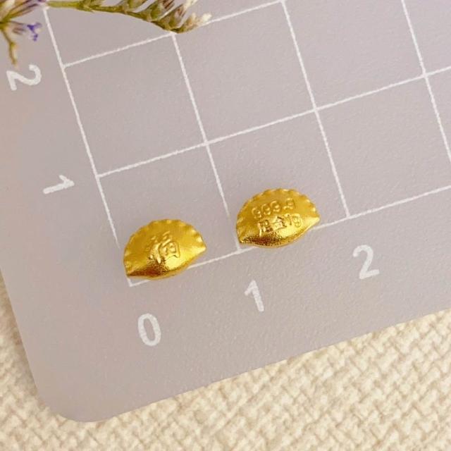 【儒家珠寶】黃金金豆 9999 元寶 貓爪 蘋果 愛心 貓頭 金瓜子 福豆 多款造型 金豆  (1公克)