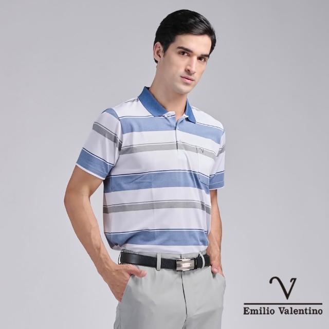 【Emilio Valentino 范倫鐵諾】男裝 男上衣 男短袖/涼爽/吸濕排汗/口袋/男士/POLO衫/透氣POLO衫(多款)