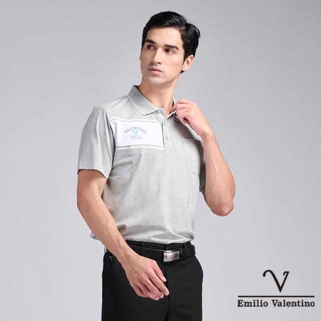 【Emilio Valentino 范倫鐵諾】男裝 男上衣 男短袖/涼爽/吸濕排汗/口袋/男士/POLO衫/透氣POLO衫/翻領(多款)