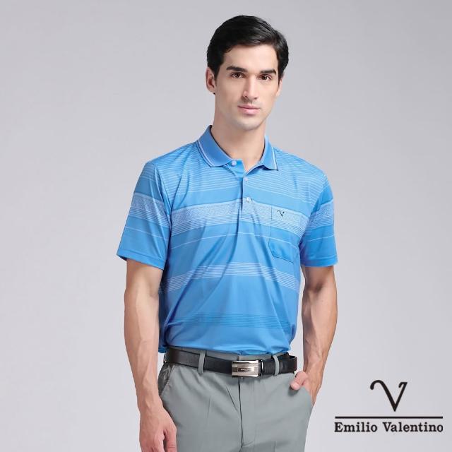 【Emilio Valentino 范倫鐵諾】男裝 男上衣 男短袖/涼爽/吸濕排汗/口袋/男士/POLO衫/透氣POLO衫(多款)