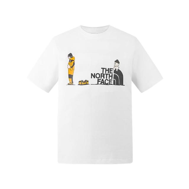 【The North Face】MOMO獨家款|北面男女款純棉吸濕排汗印花短袖T恤 (多款任選)
