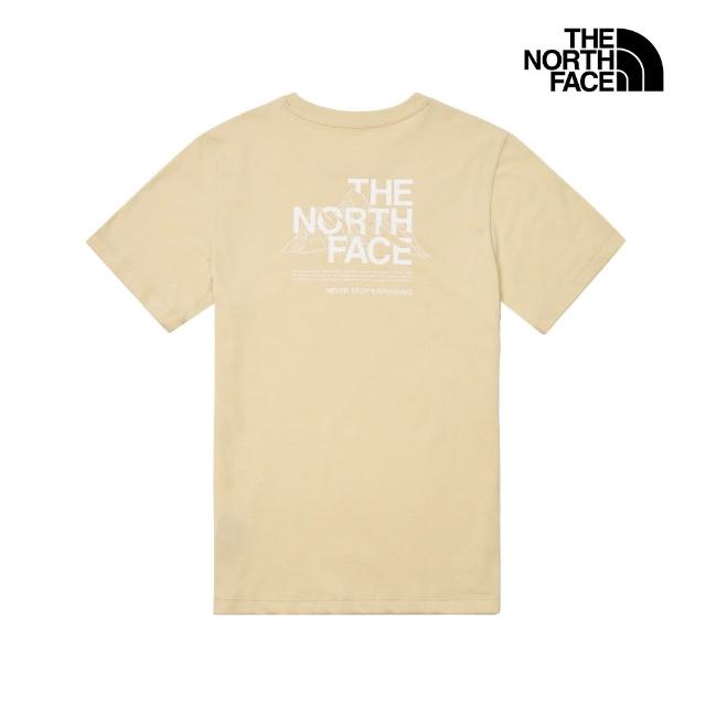 【The North Face】MOMO獨家款|北面男女款純棉吸濕排汗印花短袖T恤 (多款任選)