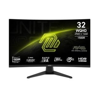 【MSI 微星】MAG 321CQF E18 32型 VA 180Hz 2K 曲面電競螢幕(1500R/AdaptiveSync/HDR)