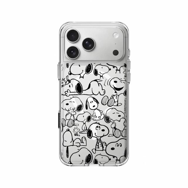 【RHINOSHIELD 犀牛盾】iPhone 18/17/16/15/14系列 Clear 透明防摔磁吸手機殼/找我嗎？(Snoopy 史努比)