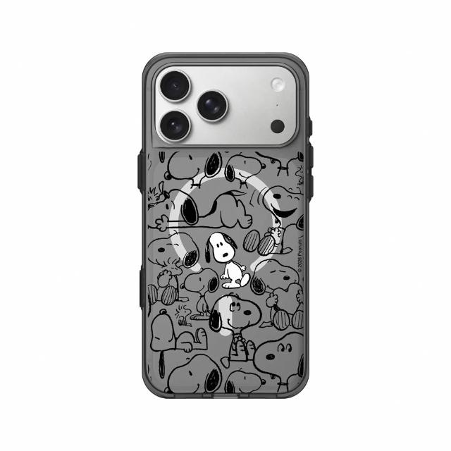 【RHINOSHIELD 犀牛盾】iPhone 18/17/16/15/14系列 Clear 透明防摔磁吸手機殼/找我嗎？(Snoopy 史努比)