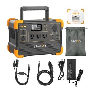 【Pecron】性能小鋼炮行動電站 1200W/614Wh E600LFP 行動電源 車宿露營儲能 大功率磷酸鐵鋰 防災備電