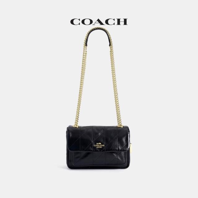 【COACH】蔻馳官方直營 ELODIE 18 經典標誌斜背手袋 斜背包 側背包 斜挎包-多色任選(CEU11/CEU13)