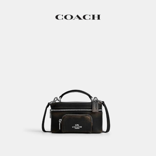 【COACH】蔻馳官方直營 RAINER 18 絎縫細節斜背手袋 斜背包 手提包-多色任選(CEO22/CEO25)