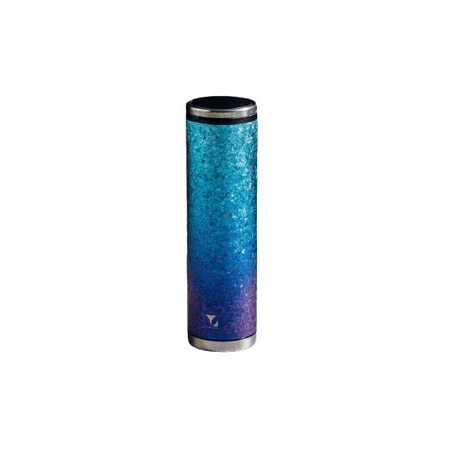 【Titanium 鈦造】鈦造雙開瓶 晶鈦暈彩系列 600ml(鈦保溫瓶 鈦保溫杯 台灣鈦杯 純鈦濾網 環保杯 運動水瓶)