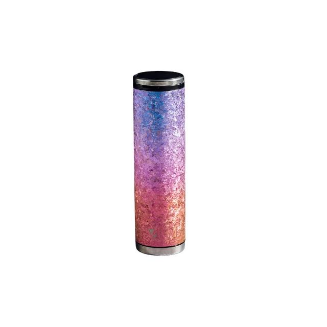 【Titanium 鈦造】鈦造雙開瓶 晶鈦暈彩系列 600ml(鈦保溫瓶 鈦保溫杯 台灣鈦杯 純鈦濾網 環保杯 運動水瓶)