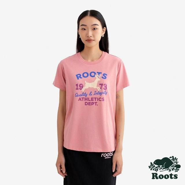 【Roots】男女款-精選Roots 經典LOGO海狸圖案短袖T恤(多款可選)