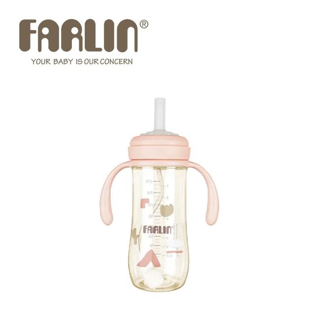 【Farlin】Grow With Colors 寬口PPSU吸嘴重力吸管練習杯270ml(防逆流設計 6M+) - 多款可選