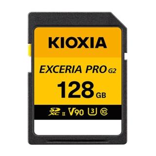 【KIOXIA 鎧俠】EXCERIA PRO G2 SDXC UHS-II U3/V90/C10 128GB 記憶卡