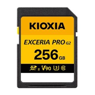 【KIOXIA 鎧俠】EXCERIA PRO G2 SDXC UHS-II U3/V90/C10 256GB 記憶卡