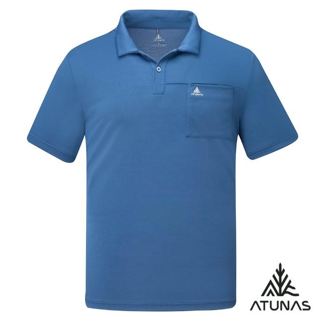 【ATUNAS 歐都納】女男款吸濕排汗透氣短袖POLO衫(A8PS2612M-A8PS2615WC防曬抗UV/休閒日常)