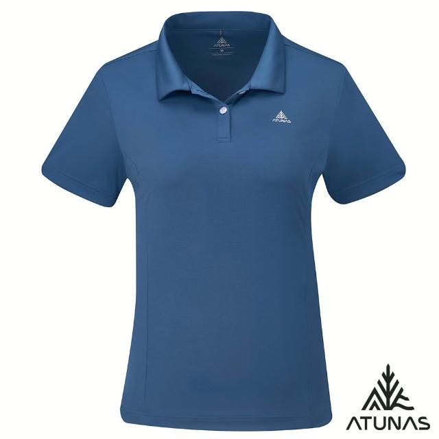 【ATUNAS 歐都納】女男款吸濕排汗透氣短袖POLO衫(A8PS2612M-A8PS2615WC防曬抗UV/休閒日常)