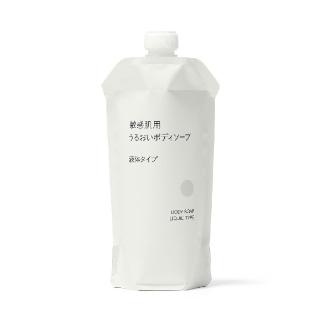 【MUJI 無印良品】MUJI敏感肌水潤沐浴乳/340ml/補充包
