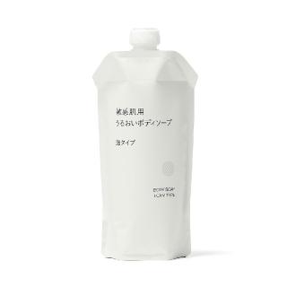 【MUJI 無印良品】MUJI敏感肌水潤泡沫沐浴乳/340ml/補充包