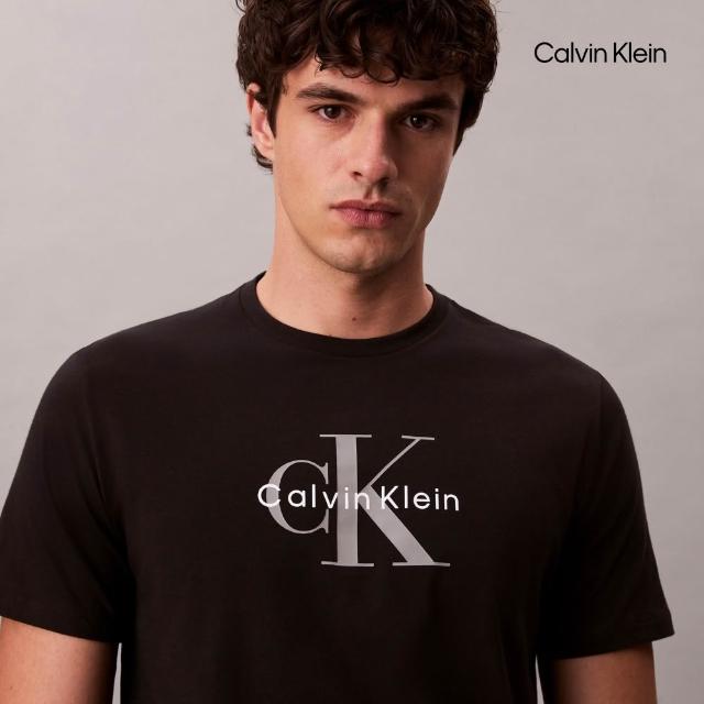 【CALVIN KLEIN】官方旗艦館 男女Monogram經典T恤 圓領 短袖
