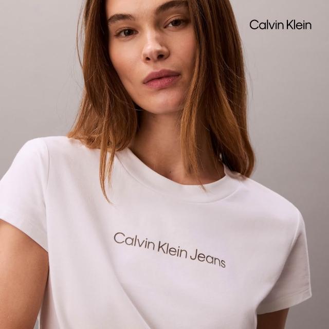 【CALVIN KLEIN】官方旗艦館 男女Monogram經典T恤 圓領 短袖