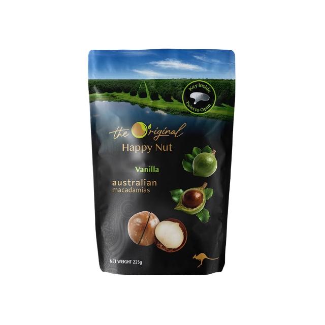【HAPPY NUTS 幸福堅果】澳洲帶殼火山豆225g(口味任選)X3包 中元普渡/拜拜