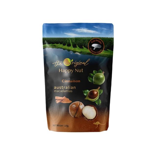 【HAPPY NUTS 幸福堅果】澳洲帶殼火山豆225g(口味任選)X3包 中元普渡/拜拜