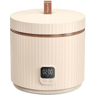【TOKIT】拍拍電子鍋Pro 1.5L (2人份電鍋 首創拍蓋即煮 彈蓋即食 時尚設計 不佔空間 小米生態鏈品牌)