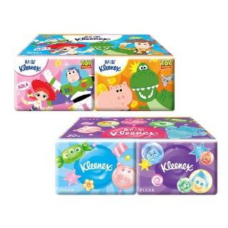 【Kleenex 舒潔】迪士尼面紙袖珍包 10抽x30包x4串(迪士尼限定版)