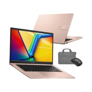 筆電推薦 【ASUS 華碩】筆電包/滑鼠組★14吋輕薄Core 5 16G筆電(VivoBook X1404VA/Core 5-120U/16G/512G SSD/W11)