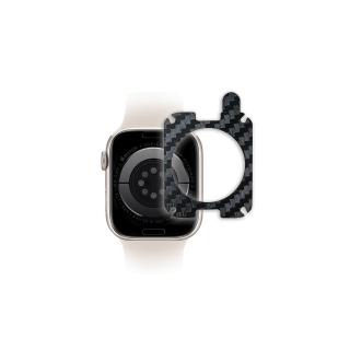 【HOMii】iWatch 碳纖維背膜2片裝 (適用AppleWatch 9 8 7 SE 6 背膜 背貼41 42 44 45 49)